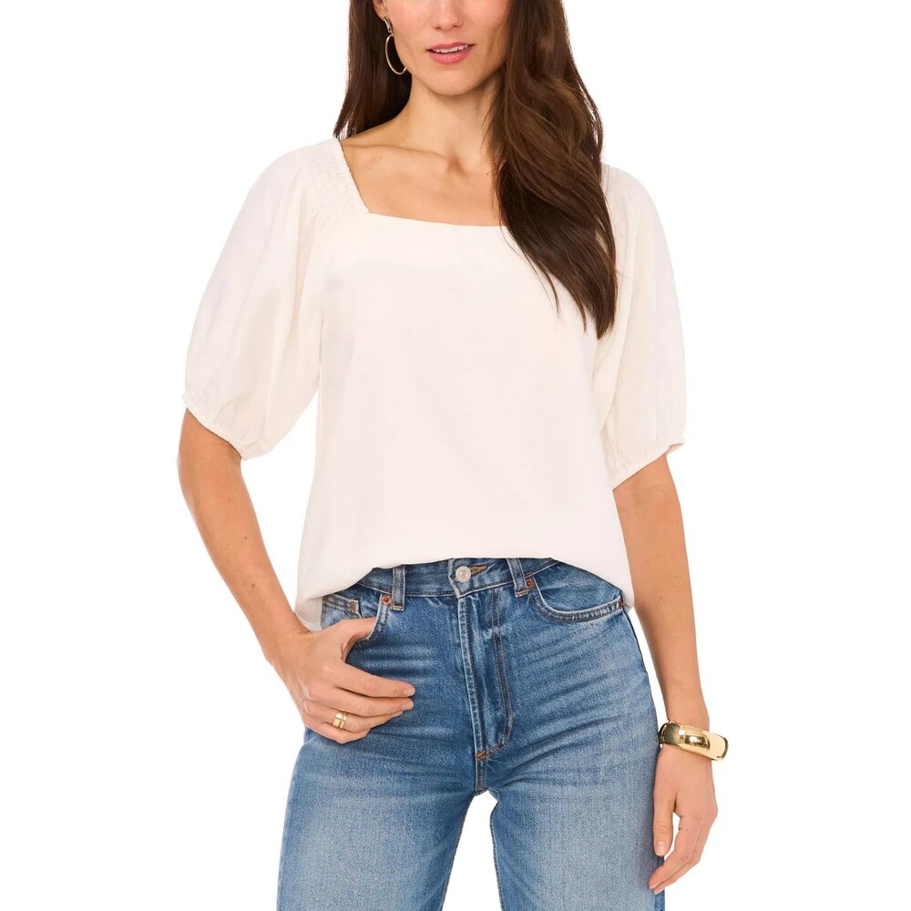 Vince Camuto Women’s Square Neck Raglan Sleeve Top XXL Relaxed Fit